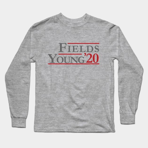 Fields & Young For President Long Sleeve T-Shirt by Parkeit